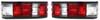 82-93 Mercedes Benz Red ClearTaillight Set W201